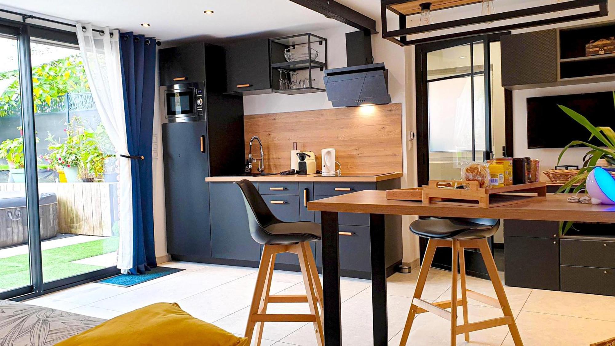 Gary Suite - Studio Cosy, Spa Et Jardin Privatif A 4 Min De Cambrai Awoingt Zewnętrze zdjęcie