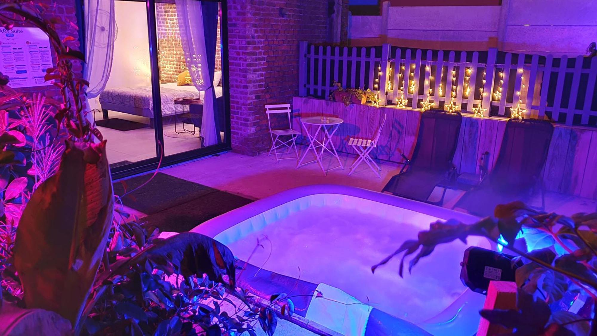 Gary Suite - Studio Cosy, Spa Et Jardin Privatif A 4 Min De Cambrai Awoingt Zewnętrze zdjęcie